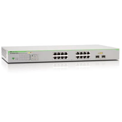 Коммутатор Allied Telesis AT-GS950/16PS-50 (1000 Base-TX (1000 мбит/с), 2 SFP порта) Коммутатор Allied Telesis AT-GS950/16PS-50 (1000 Base-TX (1000 мбит/с), 2 SFP порта)