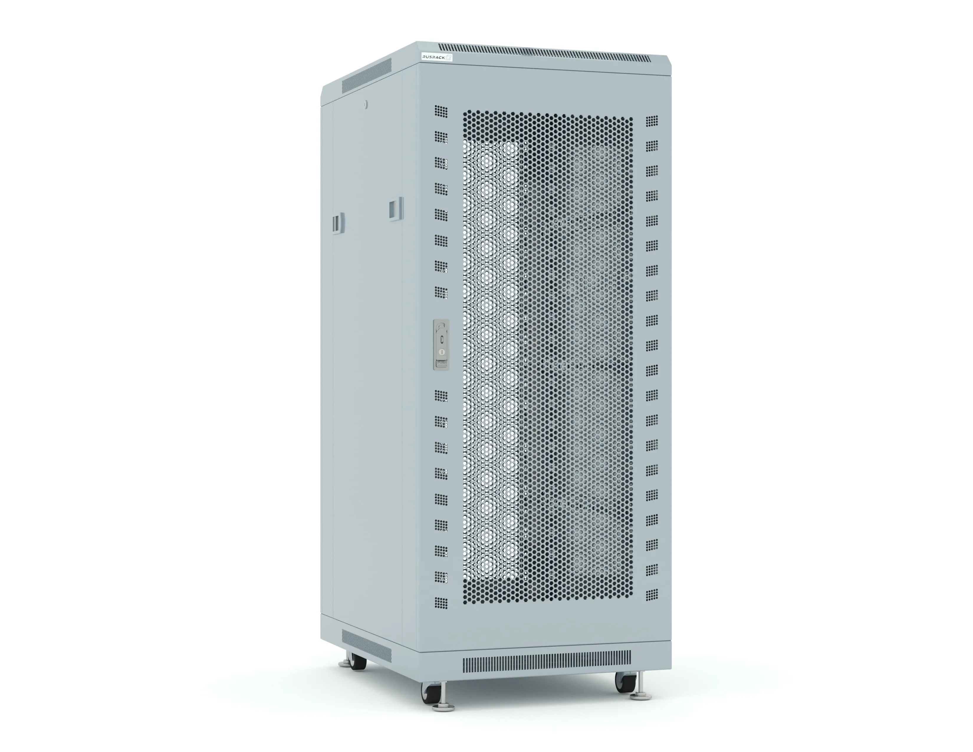 RUSRACK 27U 600х800, перф. дверь RUSRACK 27U 600х800, перф. дверь