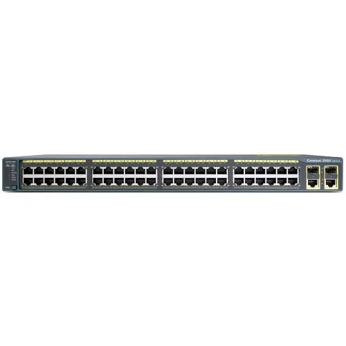 Коммутатор Cisco Catalyst 2960 Plus TC-L WS-C2960R+48TC-L (100 Base-TX (100 мбит/с), 2 SFP порта)