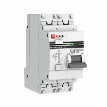 Диф. автомат 1P+N 63А 30мА тип АС х-ка C эл. 270В 4,5кА АД-32 EKF