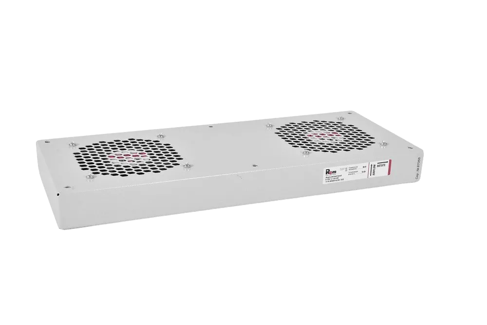 Модуль вентиляторный, 36-48 DC, 2 вентилятора с терморегулятором, колодка