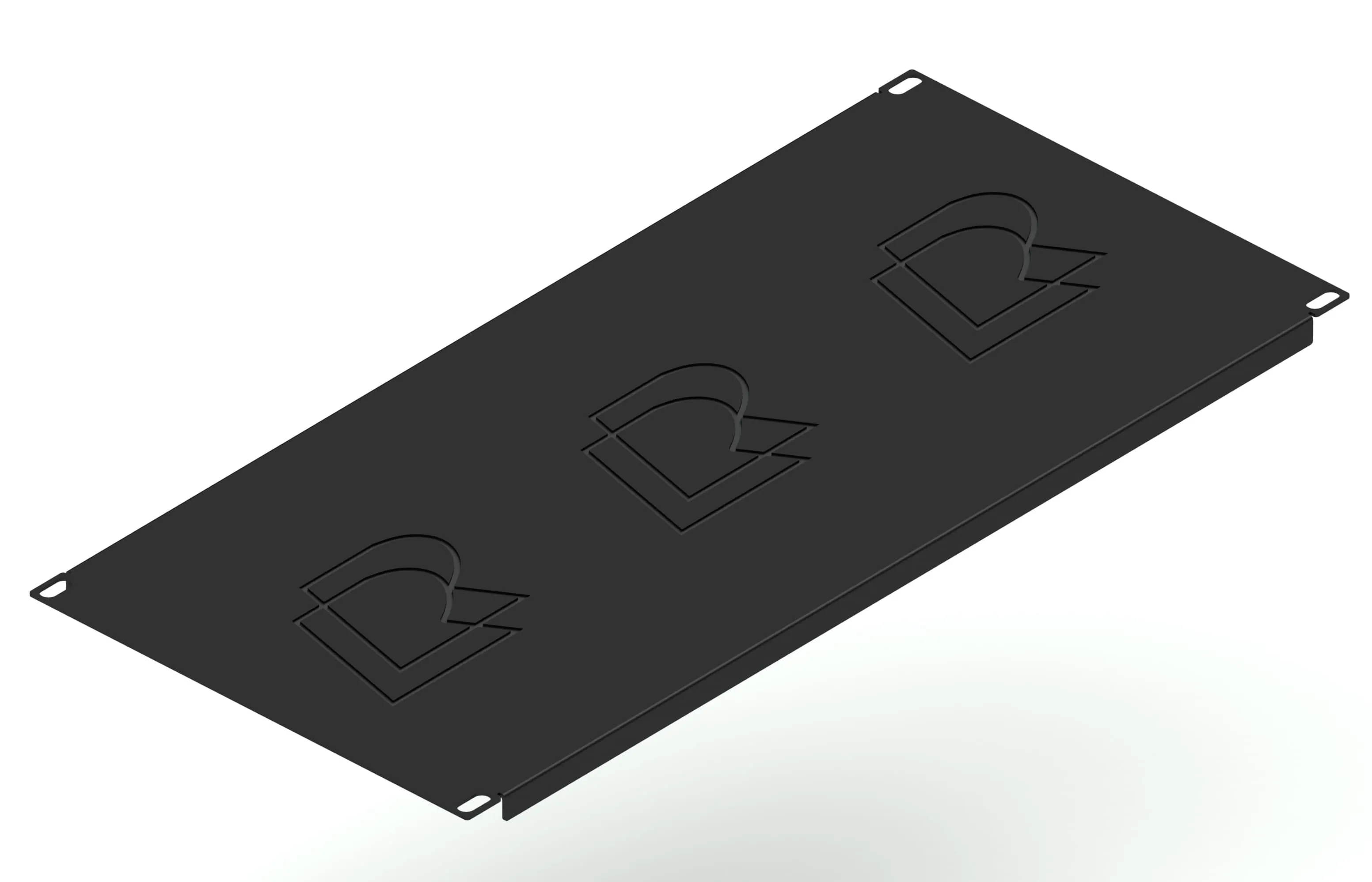 Заглушка 19" 5U, черная RUSRACK