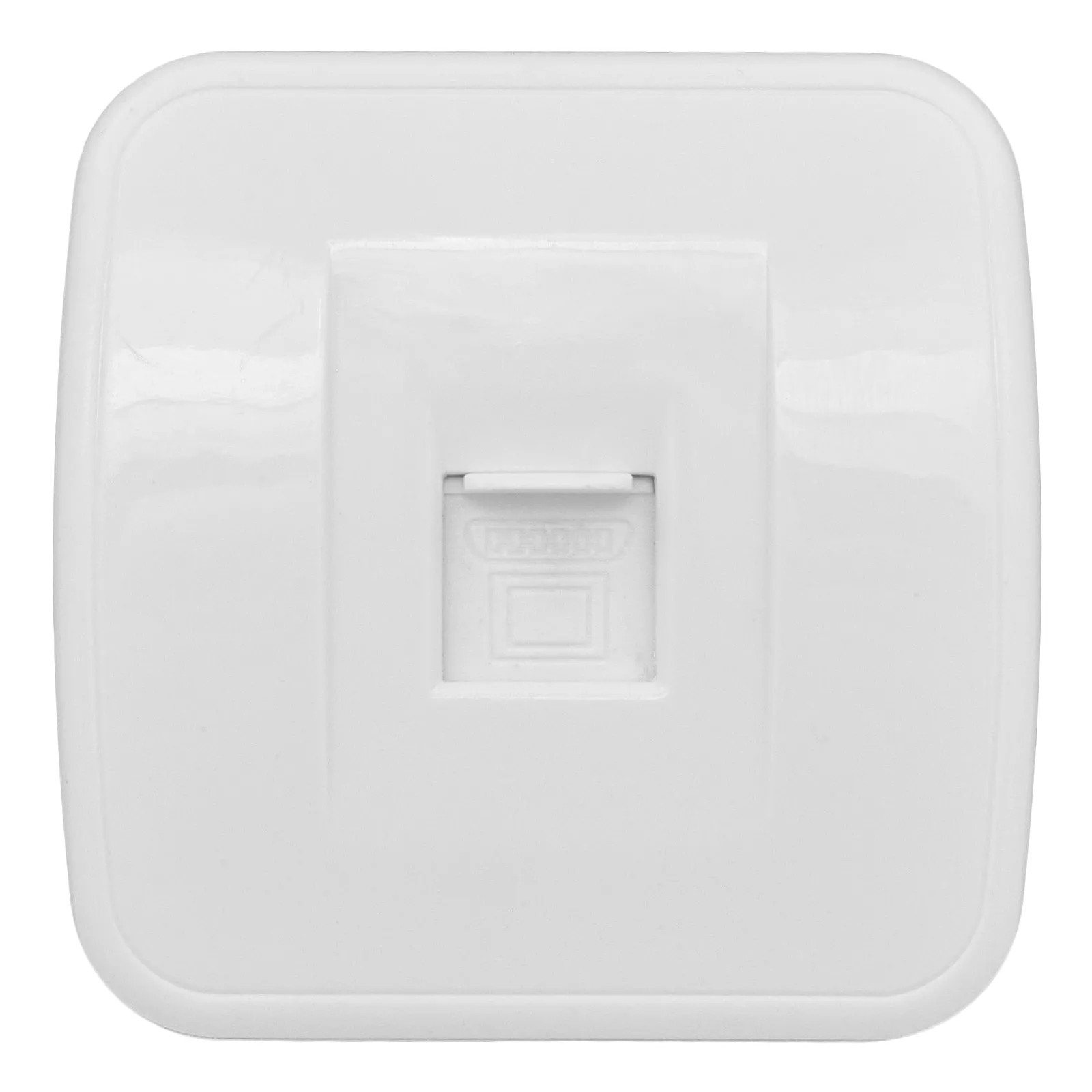 Минск Розетка RJ-45 1-местная ОП, 1А, 120В, белая EKF