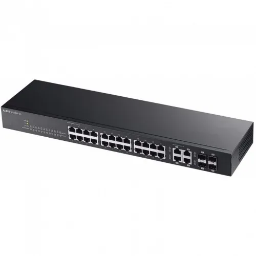 Коммутатор Zyxel GS1920-24 GS1920-24-EU0101F (1000 Base-TX (1000 мбит/с), 4 SFP порта)