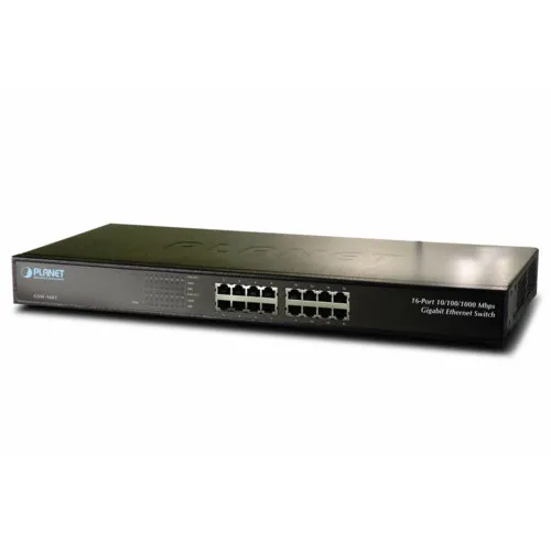 Коммутатор Planet FNSW-1601 (100 Base-TX (100 мбит/с), Без SFP портов) Коммутатор Planet FNSW-1601 (100 Base-TX (100 мбит/с), Без SFP портов)