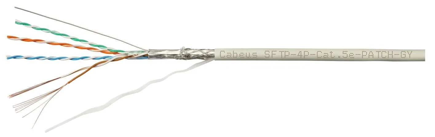 Cabeus SFTP-4P-Cat.5e-PATCH-GY Cabeus SFTP-4P-Cat.5e-PATCH-GY
