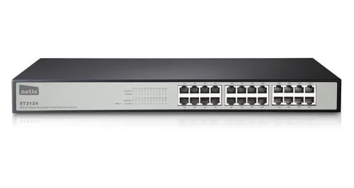 Коммутатор Netis ST3124 (100 Base-TX (100 мбит/с), Без SFP портов)