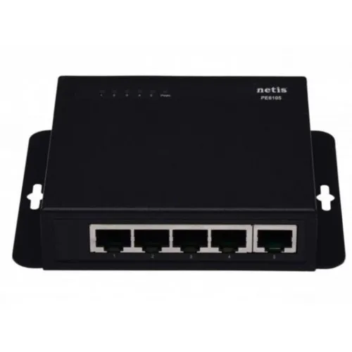 Коммутатор Netis PE6105 (100 Base-TX (100 мбит/с), Без SFP портов)