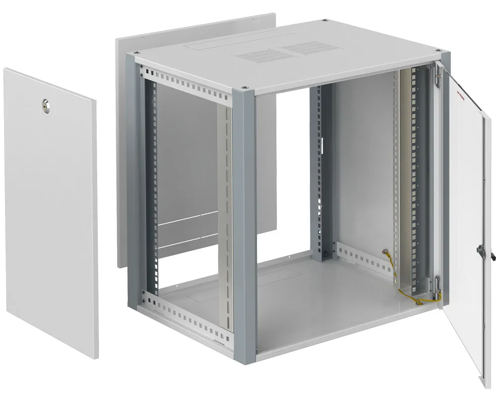 SYSMATRIX WP 6618.710 Шкаф телекоммуникационный настенный 19" 18U 600x600x852mm (ШхГхВ) дверь стекло, цвет серый (RAL 7035/RAL7000) SYSMATRIX WP 6618.710 Шкаф телекоммуникационный настенный 19" 18U 600x600x852mm (ШхГхВ) дверь стекло, цвет серый (RAL 7035/RAL7000)