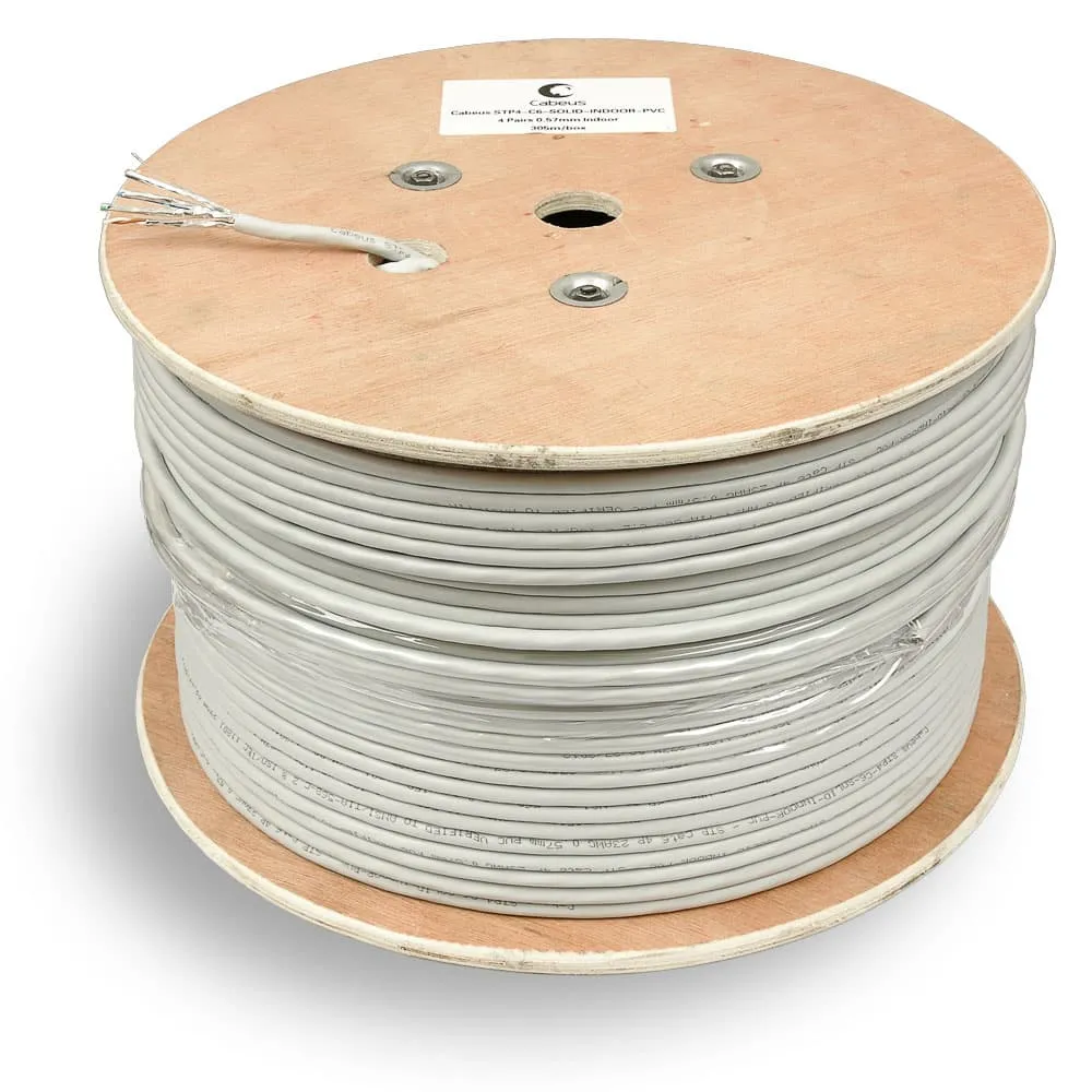 Cabeus SFTP-4P-Cat.5e-SOLID-GY Cabeus SFTP-4P-Cat.5e-SOLID-GY