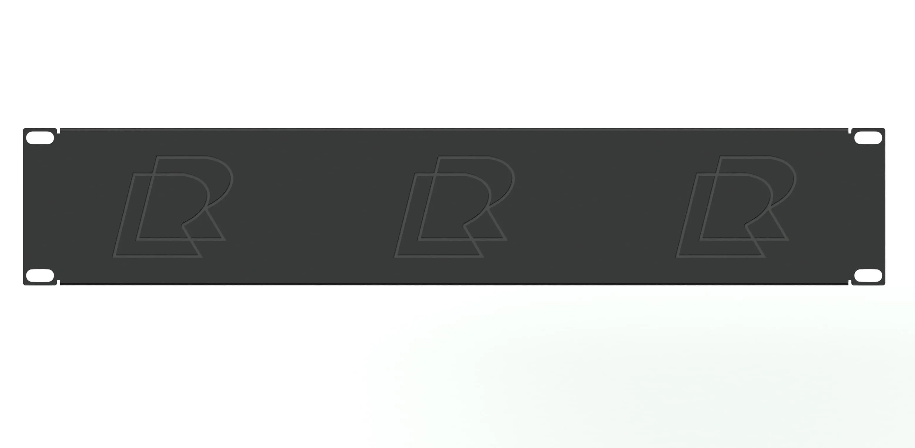 Заглушка 19" 2U, черная RUSRACK