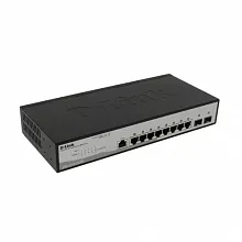 Коммутатор D-link DGS-1210-10 DGS-1210-10/ME/A1A (1000 Base-TX (1000 мбит/с), 2 SFP порта)