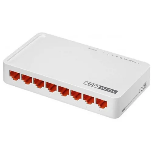 Коммутатор TOTOLINK S808G (1000 Base-TX (1000 мбит/с), Без SFP портов) Коммутатор TOTOLINK S808G (1000 Base-TX (1000 мбит/с), Без SFP портов)