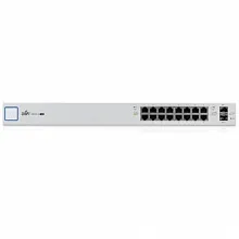 Коммутатор Ubiquiti  UniFi Switch US-16-150W US-16-150W-EU (1000 Base-TX (1000 мбит/с), 2 SFP порта)