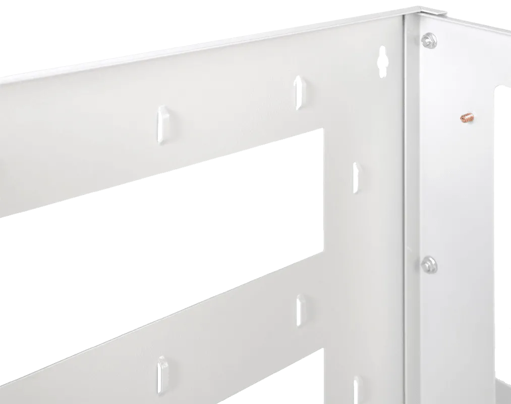 Кронштейн телекоммуникационный настенный 9U, регулируемая глубина 300-450 мм