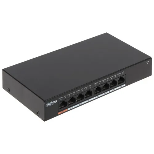 Коммутатор Dahua DH-PFS3008-8GT (1000 Base-TX (1000 мбит/с), Без SFP портов)