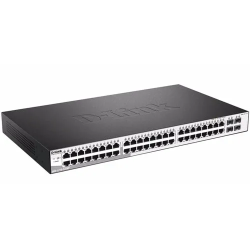 Коммутатор D-link DGS-1210-52/ME/A1A (1000 Base-TX (1000 мбит/с), Без SFP портов)