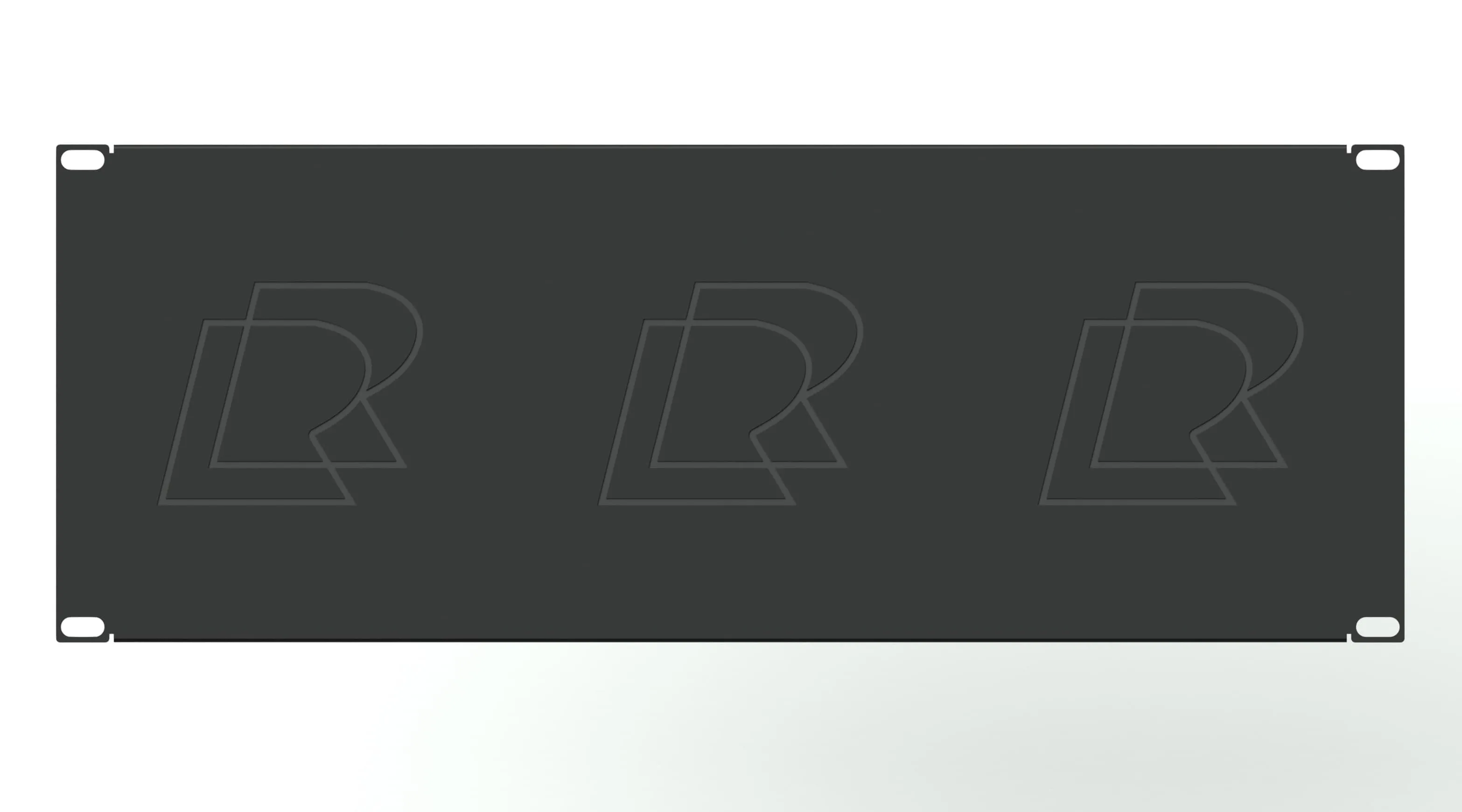 Заглушка 19" 4U, черная RUSRACK