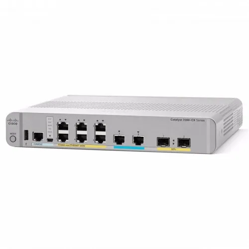 Коммутатор Cisco Catalyst 3560-CX 8XPD-S WS-C3560CX-8XPD-S (1000 Base-TX (1000 мбит/с)) Коммутатор Cisco Catalyst 3560-CX 8XPD-S WS-C3560CX-8XPD-S (1000 Base-TX (1000 мбит/с))