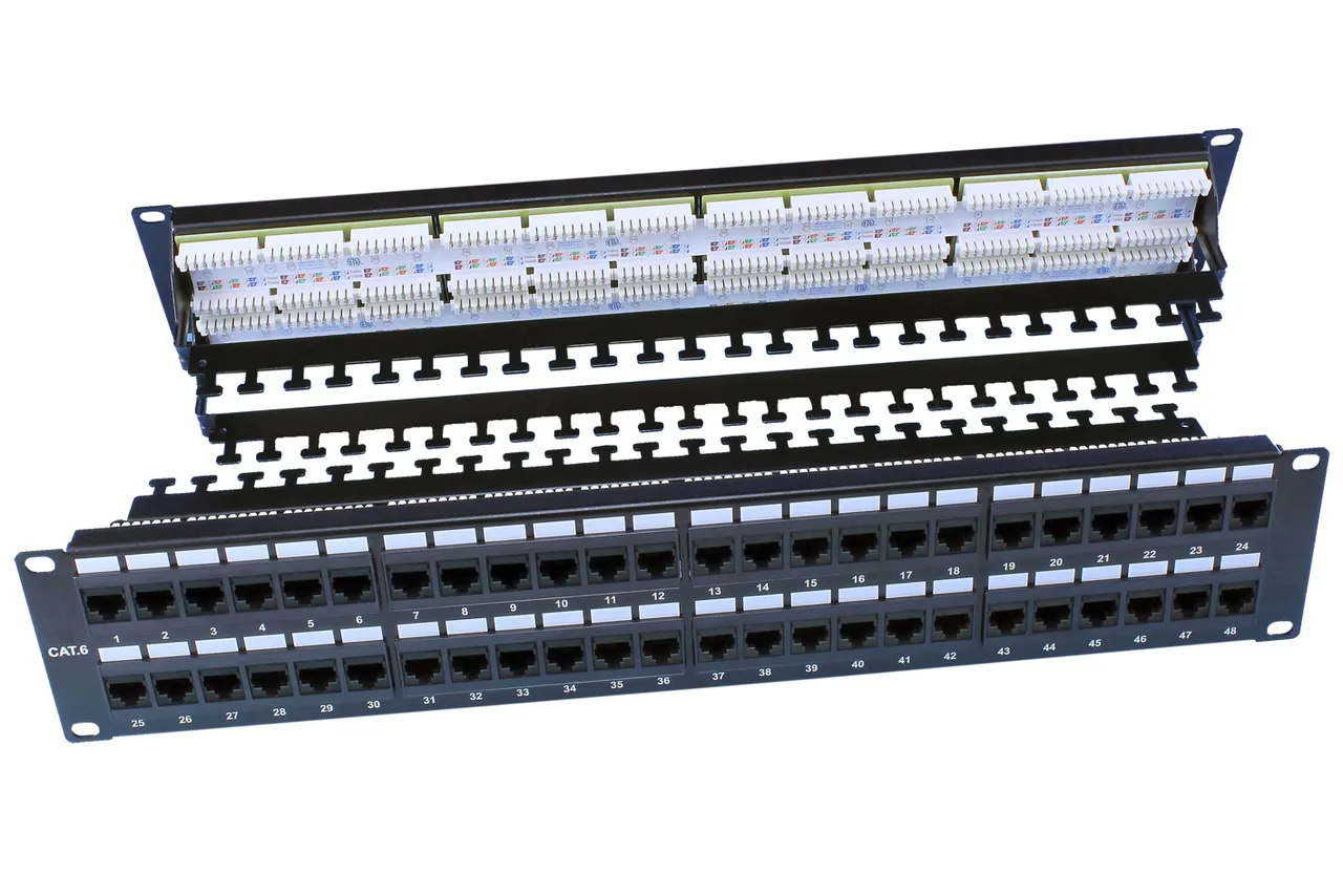 Hyperline PP3-19-48-8P8C-C6-110D