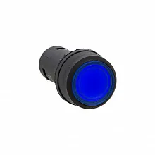 Кнопка SW2C-10D с подсветкой синяя NO EKF