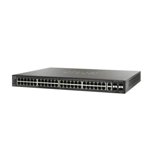 Коммутатор Cisco SG550X-48-K9-EU (1000 Base-TX (1000 мбит/с), 2 SFP порта) Коммутатор Cisco SG550X-48-K9-EU (1000 Base-TX (1000 мбит/с), 2 SFP порта)