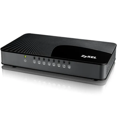 Коммутатор Zyxel GS-108SV2 GS-108SV2-EU0101F (1000 Base-TX (1000 мбит/с), Без SFP портов)