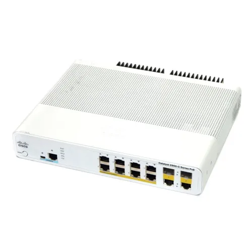 Коммутатор Cisco Catalyst 2960C WS-C2960C-8PC-L (100 Base-TX (100 мбит/с), 2 SFP порта)