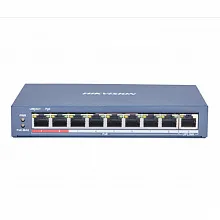 Коммутатор Hikvision DS-3E0109P-E(C) (100 Base-TX (100 мбит/с), Без SFP портов)