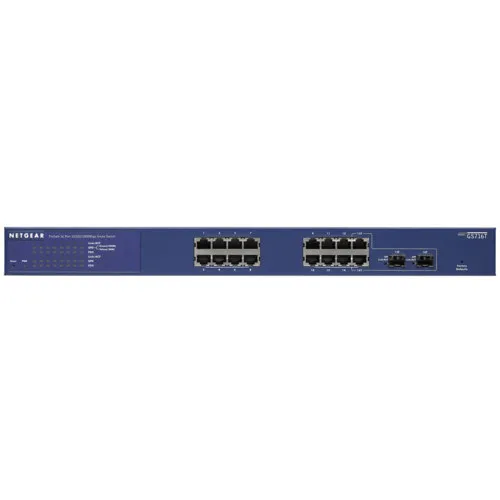 Коммутатор NETGEAR GS716T-300EUS (1000 Base-TX (1000 мбит/с), 2 SFP порта)