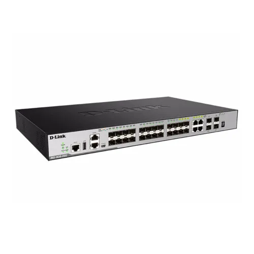 Коммутатор D-link DGS-3630-28SC DGS-3630-28SC/A1AMI (Без LAN портов, 24 SFP порта)