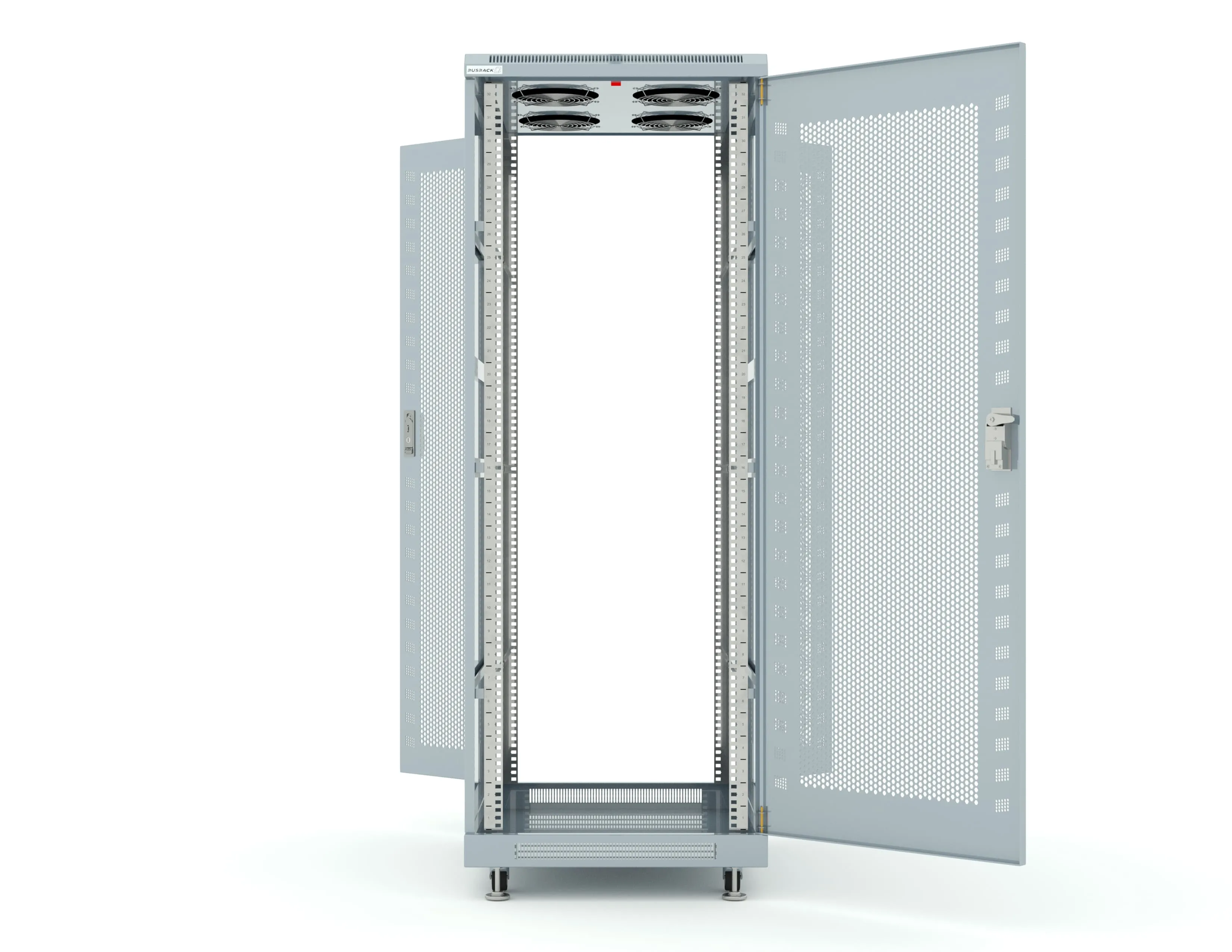 RUSRACK 32U 600х800, перф. дверь RUSRACK 32U 600х800, перф. дверь