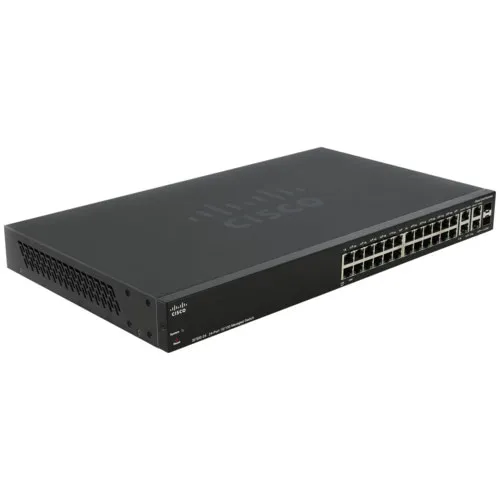 Коммутатор Cisco SF250-48HP-K9-EU (100 Base-TX (100 мбит/с), 2 SFP порта)