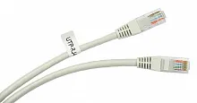 Патч-корд медный Cabeus PC-UTP-RJ45-Cat.5e-1.5m 19" кабель 5e  серый