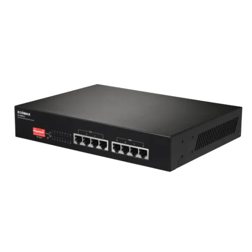Коммутатор Edimax ES-1008P V2 ES-1008PV2 (100 Base-TX (100 мбит/с), Без SFP портов)