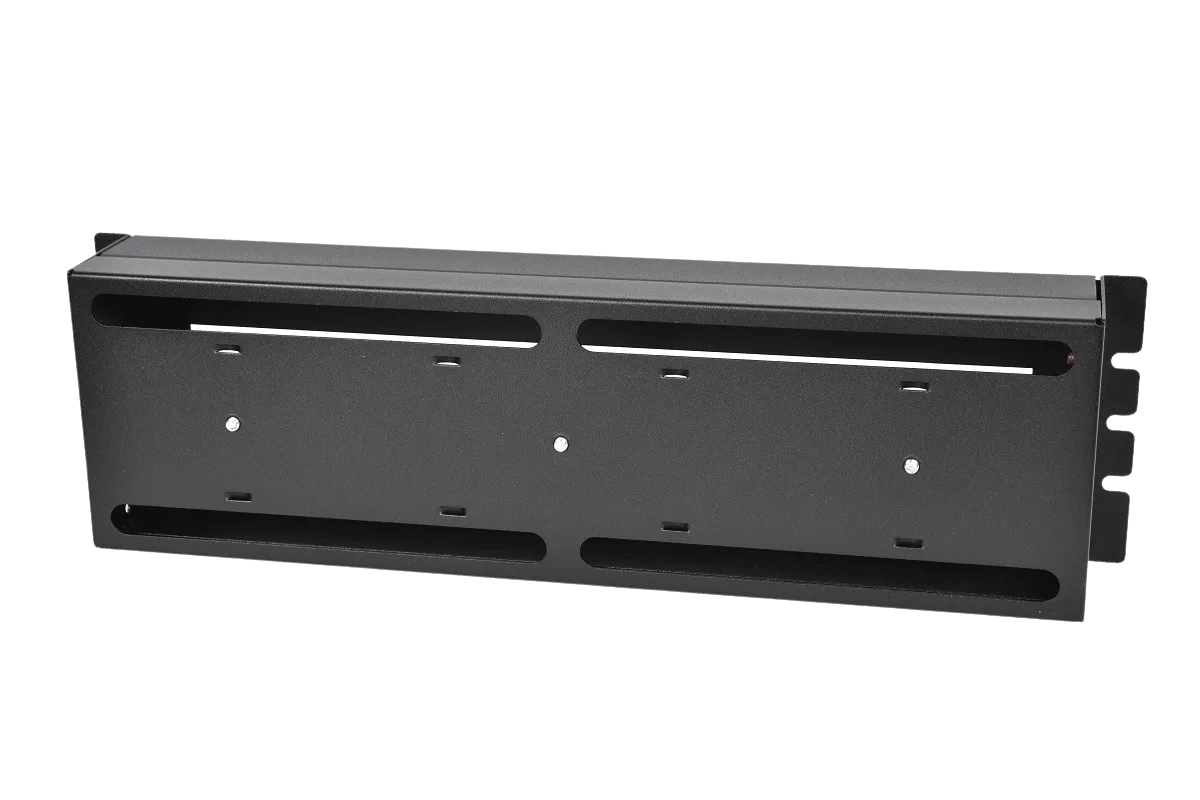 19″ панель с DIN-рейкой PS-3U, цвет черный