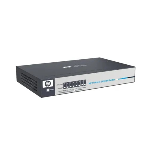 Коммутатор HPE 1410-8 Switch J9661A (100 Base-TX (100 мбит/с), Без SFP портов)