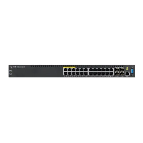 Коммутатор Zyxel XGS3700/GS3700 Series GS3700-24HP (1000 Base-TX (1000 мбит/с), 4 SFP порта) Коммутатор Zyxel XGS3700/GS3700 Series GS3700-24HP (1000 Base-TX (1000 мбит/с), 4 SFP порта)