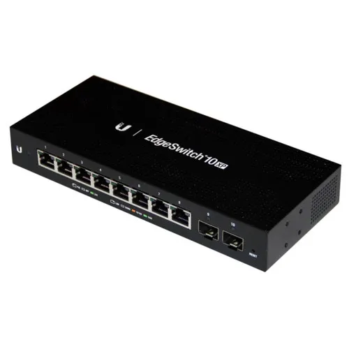 Коммутатор Ubiquiti  EdgeSwitch 10XP ES-10XP-EU (1000 Base-TX (1000 мбит/с), 2 SFP порта)