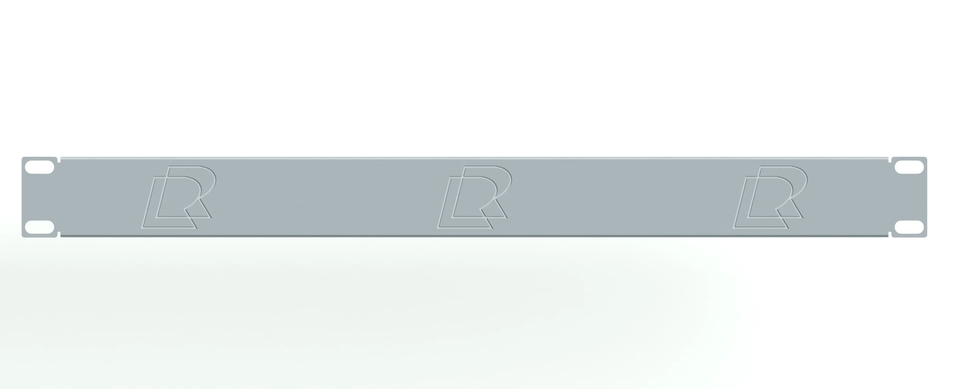 Заглушка 19" 1U, серая RUSRACK