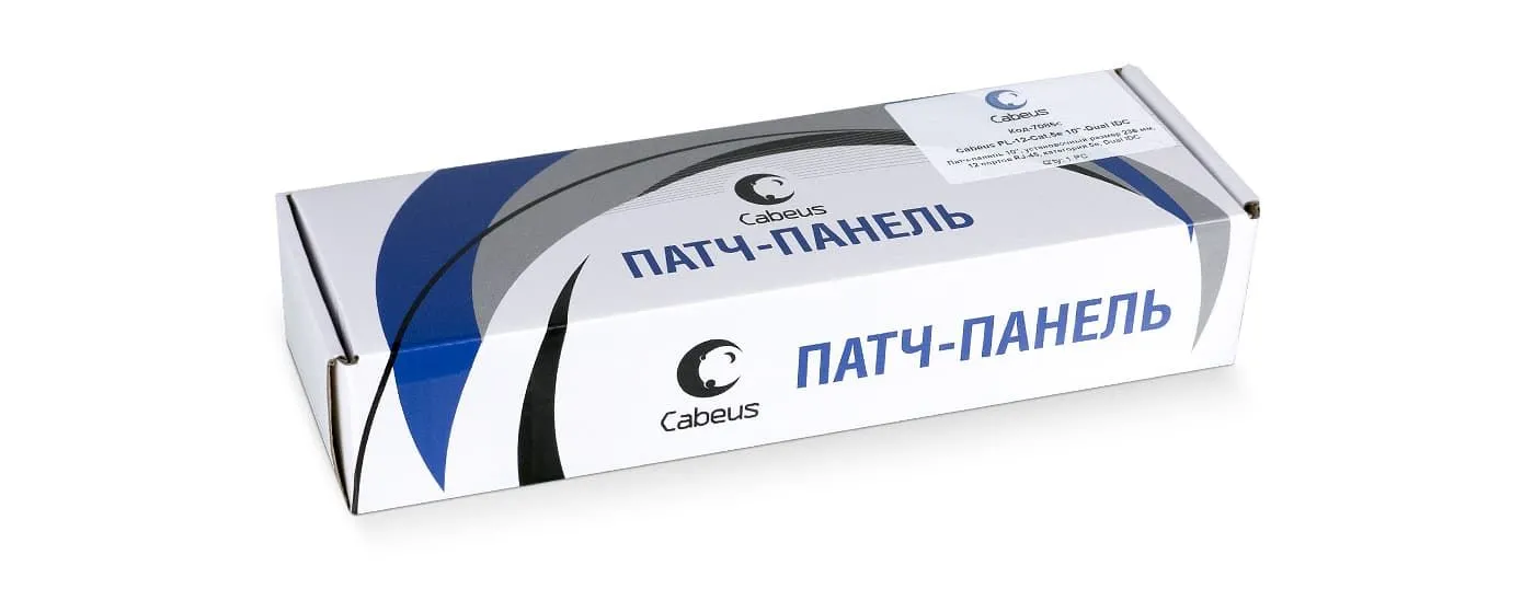 Cabeus PL-12-Cat.5e 10"-Dual IDC