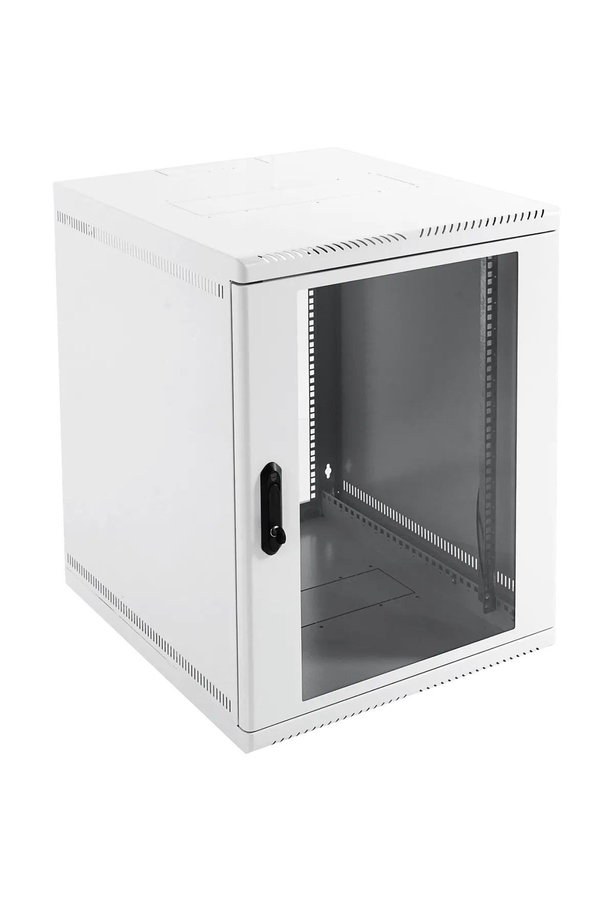 Шкаф телекоммуникационный настенный 15U (600 × 480) дверь стекло