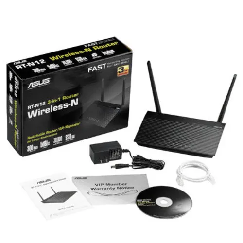 Маршрутизатор для дома Asus RT-N12_VP RT-N12 VP Маршрутизатор для дома Asus RT-N12_VP RT-N12 VP