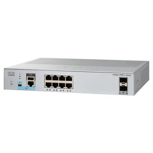 Коммутатор Cisco WS-C2960L-8PS-LL (1000 Base-TX (1000 мбит/с), 2 SFP порта) Коммутатор Cisco WS-C2960L-8PS-LL (1000 Base-TX (1000 мбит/с), 2 SFP порта)