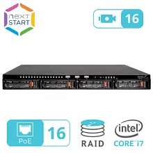 Цифровой видеорегистратор Ipdrom axxon next nvr hub anns h16i7 a00h p16