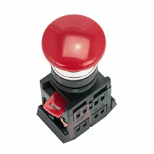 Кнопка AEAL-22  красная с фиксацией NO+NC Грибок EKF