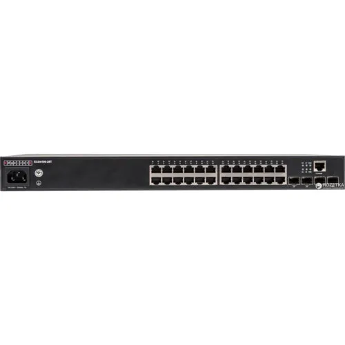 Коммутатор Edge-corE ECS4100-28T bp (1000 Base-TX (1000 мбит/с), 4 SFP порта) Коммутатор Edge-corE ECS4100-28T bp (1000 Base-TX (1000 мбит/с), 4 SFP порта)