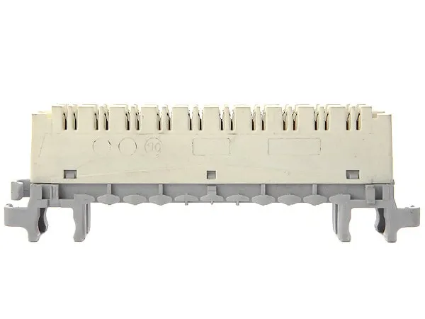 Размыкаемый плинт 2/10, универсальный, маркировка 1...10, кат. 5е SINELLS DP-10/10profil/5