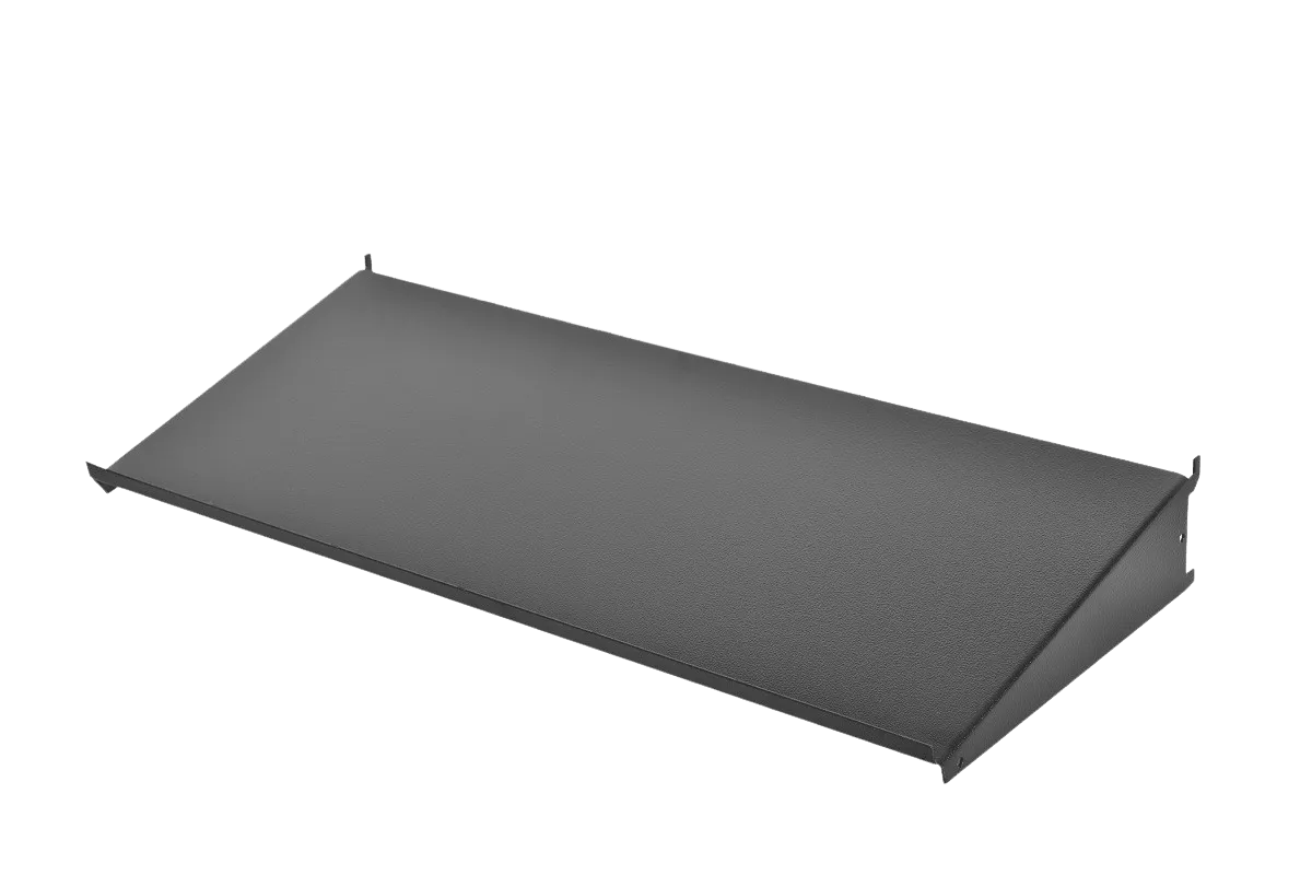 Полка для стойки клавиатурная навесная, глубина 200 мм, цвет черный