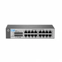 Коммутатор HPE J9662A 1410-16 (100 Base-TX (100 мбит/с), Без SFP портов)